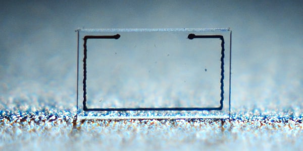 Conductive circuit printed lenses
