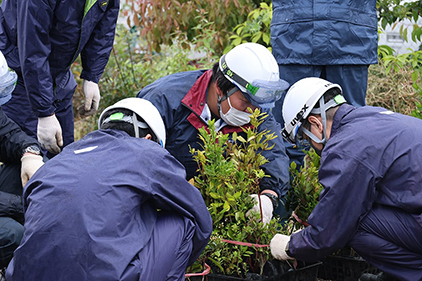 April 25, 2023	Mini tree planting at Ohtake Plant