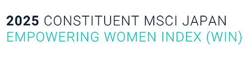 Selected as a Constituent of the MSCI Japan Empowering Women Index (WIN)