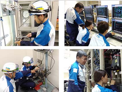 (Photo 4) Passing on techniques and skills vital to the Daicel Group