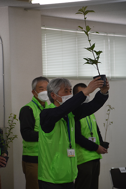 2023年3月25日、神崎工場植樹祭の様子
