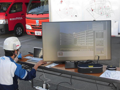 網干工場/イノベーション・パーク：地元消防署との合同防災訓練（2020年度実施）